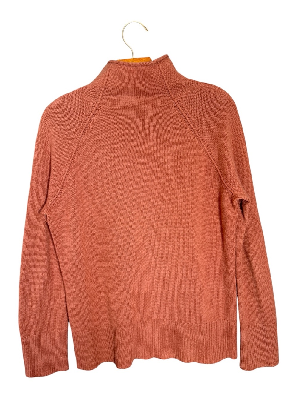 Theory 100% Cashmere Mock Neck Sweater Pink  M - Picture 2 of 10